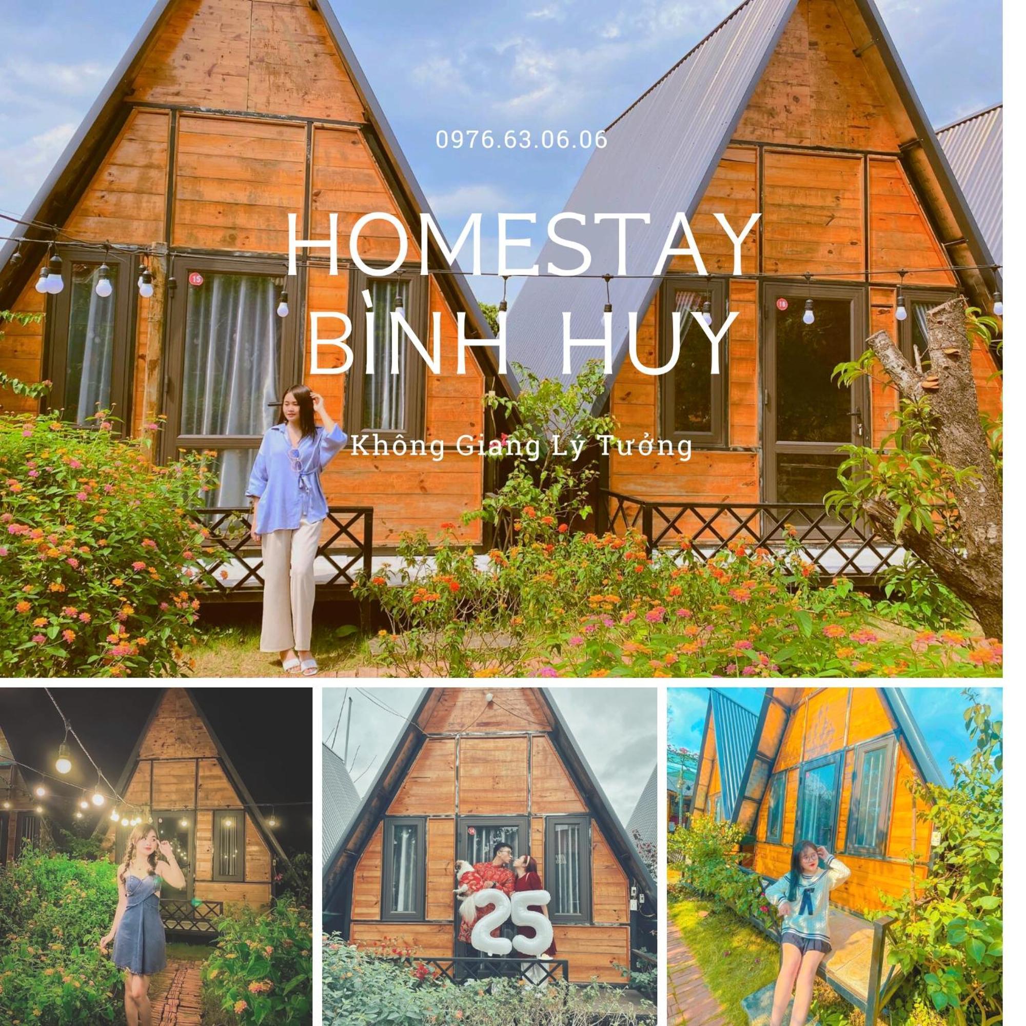 Bugalow Binh Huy Homestay Moc Chau Exterior photo